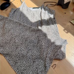 Jenni Kayne Leopard Print Maxi Dress Size Large Women